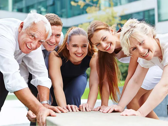 Symbolbild Business Coaching – vertrauensvolles Coaching-Gespräch