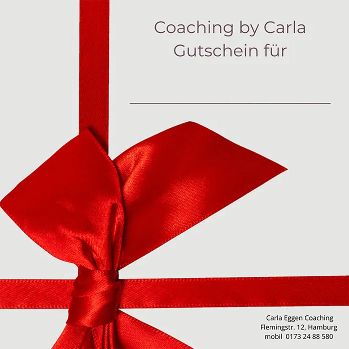 Coaching-Gutschein verschenken, Business Coach Carla Eggen Hamburg