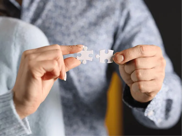Symbolbild Puzzle für Kinesiologie und NLP